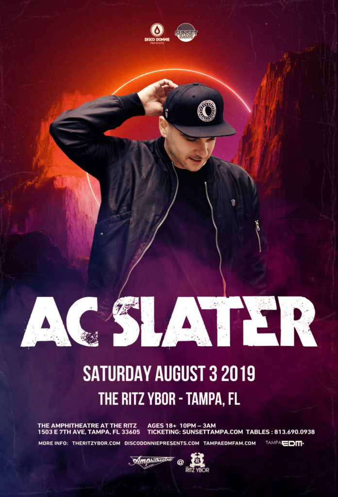 AC Slater Announces New Album Ahead of Huge Show in Tampa at The Ritz (8/3/19) 2