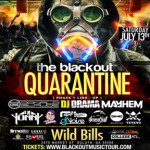 blackout flyer for featured content