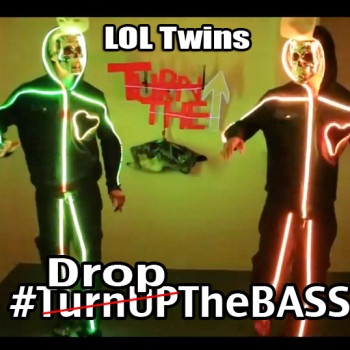 led sticktwins turn up the bass video cover photo