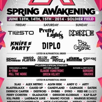 spring awakening line up