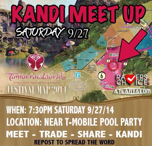 RaversChoice.com & Atlanta EDM Presents: TomorrowWorld Mobile Kandi Meet Up 5