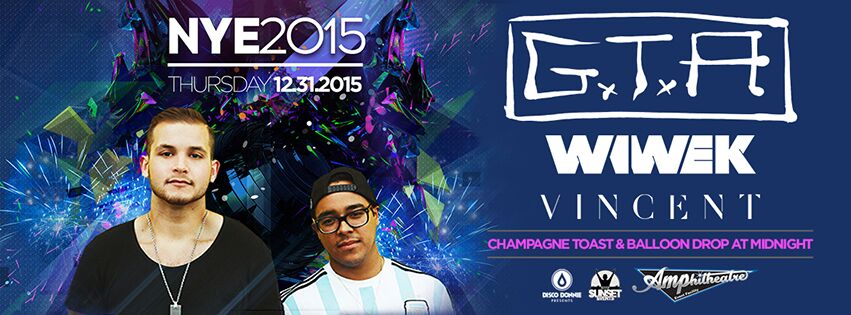 Celebrate New Year's Eve at The Amp with GTA, Wiwek & Vincent- Free Ticket Giveaway 6
