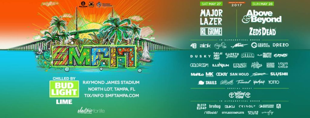 Sunset Music Festival Releases Lineup for 2017 15