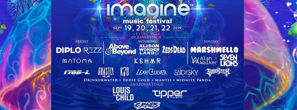 Imagine Music Festival Releases Full Lineup, Including Additional Fourth Day for 2019 4