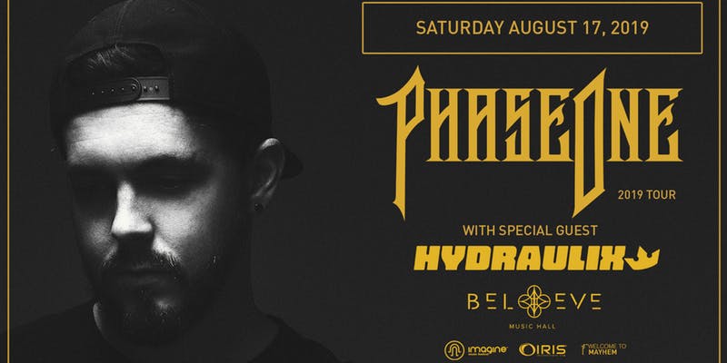 Phaseone Transcends Believe Music Hall this Saturday 20