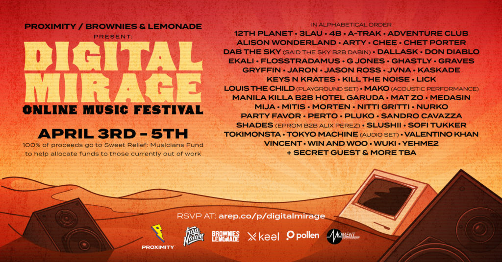 Digital Mirage: Online Music Festival/Fundraiser (LIVE STREAM) 3